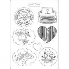 Soft Mould A5 - Love Story Amor Soft Mould A5 - Love Story Amor
