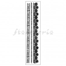 Stamperia Rubber Stamp - Wires and Laces