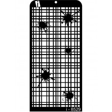 I Craft Stencil - Grid Paint Splat I Craft Stencil - Grid Paint Splat
