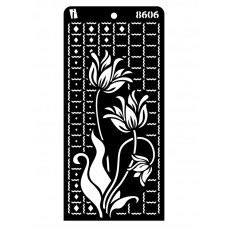 I Craft Stencil - Tulip with Background