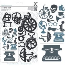 XCut A5 Die Set - Vintage Icons XCut A5 Die Set - Vintage Icons