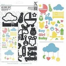 XCut A5 Die Set - New Baby Icons XCut A5 Die Set - New Baby Icons
