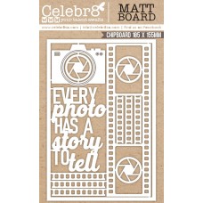 Celebr8 - Chipboard - Equi Card - Every photo has a story