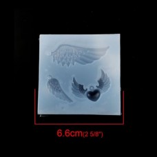 Silicone Mould - Wings and Heart