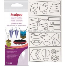 Sculpey Jewellery Desgin Templates 64shapes