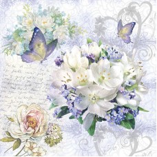 Serviette - Flower Love Serviette - Flower Love