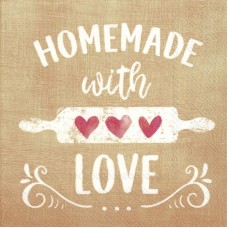 Serviette - Homemade Cream Serviette - Homemade Cream