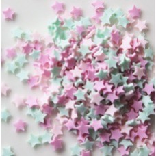 Clay Slices - Stars Pink/White Clay Slices - Stars Pink/White