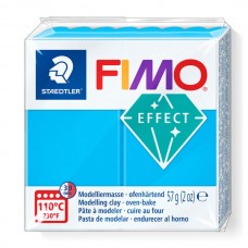 Fimo Effect Clay 57gr - Blue Translucent Fimo Effect Clay 57gr - Blue Translucent