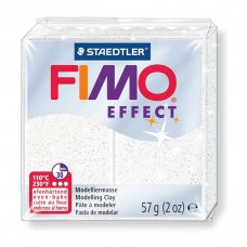 Fimo Effect Clay 57gr - White Glitter Fimo Effect Clay 57gr - White Glitter
