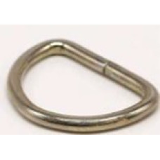 D-Ring 25mm Nickel Plated D-Ring 25mm Nickel Plated