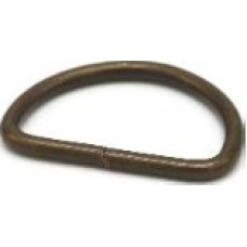 D-Ring 32mm Old Brass