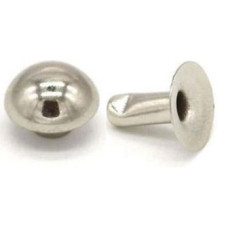 Dome Cap 8mm Nickel Plated