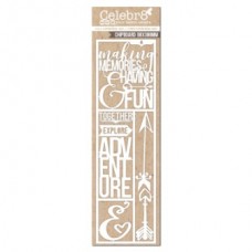 Celebr8 Chipboard - Lanki Card - Making Memories & Having Fun