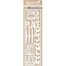 Celebr8 Chipboard - Lanki Card - You are my Happy Place