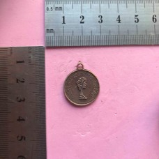 Metal Charm - Coin Pendant