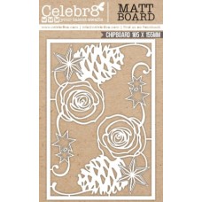 Celebr8 Chipboard - Equi Card - Corner