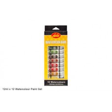 Dala Paint Set Watercolours 12 x 12ml (wet)