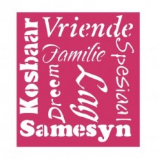 Stencil -  Vriende