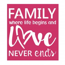 Stencil - Family where life begins