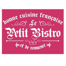 Stencil - Petit Bistro