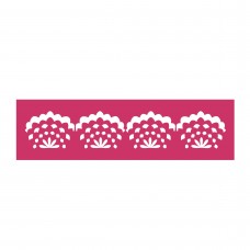 Stencil - Petal Lace Border