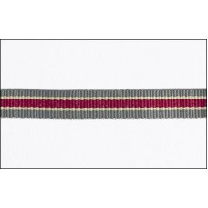 P/Sham Striped - Crey/Crm/Maroon