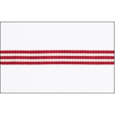 P/Sham Striped - Red / Natural