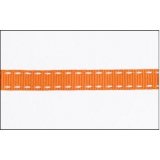 P/Sham Saddle Stitch -Tangerine with White