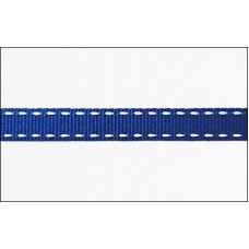 P/Sham Saddle Stitch - Royal Blue with White