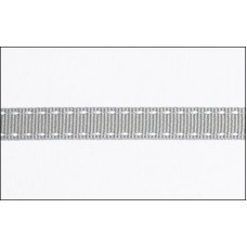 P/Sham Saddle Stitch - Grey with White