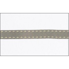 P/Sham Saddle Stitch - Taupe with Cream
