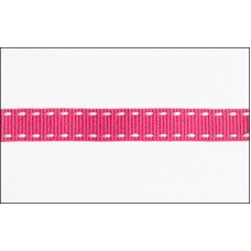 P/Sham Saddle Stitch - Trieste Pink with White