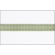 P/Sham Saddle Stitch - Green with Khaki