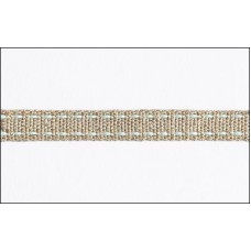 Flax Saddle Stitch - Flax with Aqua