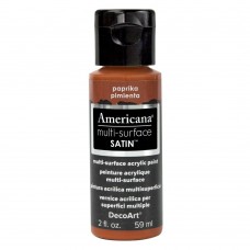 Americana Multi-Surface Satin Paint - Paprika Americana Multi-Surface Satin Paint - Paprika