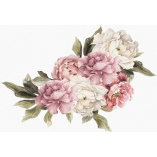 Waterslide A4 - Peony Design 1 Waterslide A4 - Peony Design 1