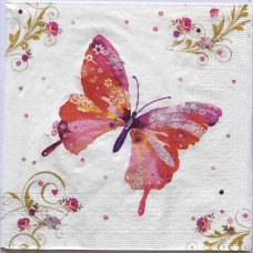 Serviette - Pretty Butterfly Serviette - Pretty Butterfly