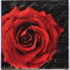 Serviette - In Love Black Serviette - In Love Black