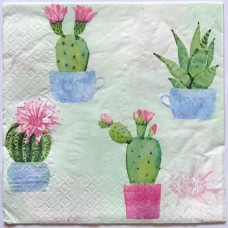 Serviette - Flowering Cactuses Serviette - Flowering Cactuses