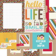 SN@P Life Double Sided Paper - Quote Elements and Photo Mats