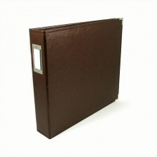 WRM - Classic Leather - 6"x12" 3-Ring Album - Brown