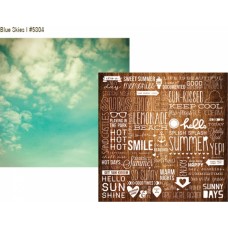 Good Day Sunshine - Blue Skies Designer Cardstock