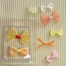 Deco Bows - Orange (8x)