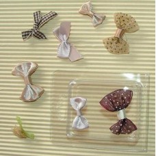 Deco Bows - Brown (8x)