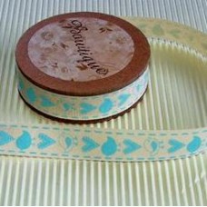 Printed Ribbon - Blue Birds