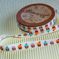 Printed Ribbon - Cupcake