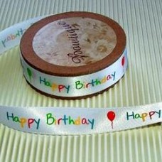 Printed Ribbon - Happy Birthday