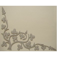 Chipboard - Corner Twirl Large