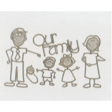 Chipboard - Our Family Kit